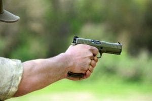 Taking Aim with Pistol